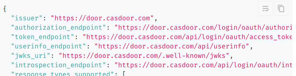 Casdoor Application Setting